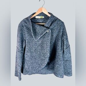 True Grit Open Gray Knit Cardigan